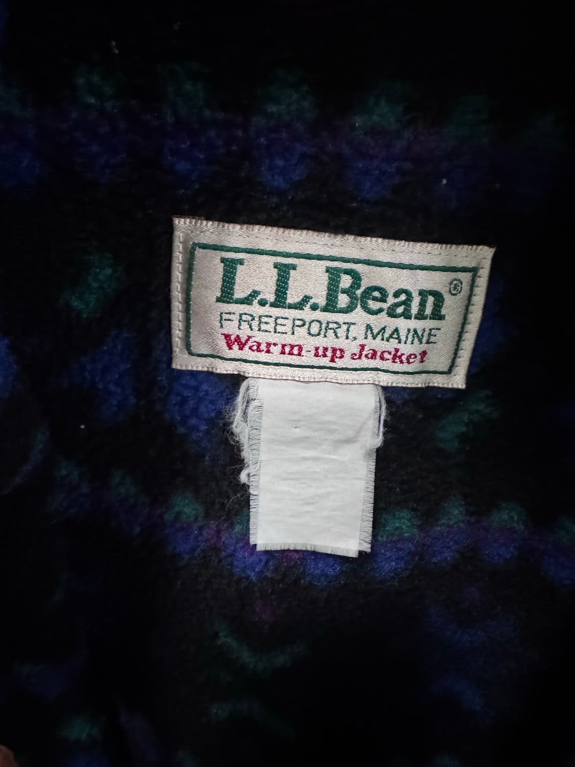 80s 엘엘빈 아즈텍 나일론 웜업 자켓 상품이미지2