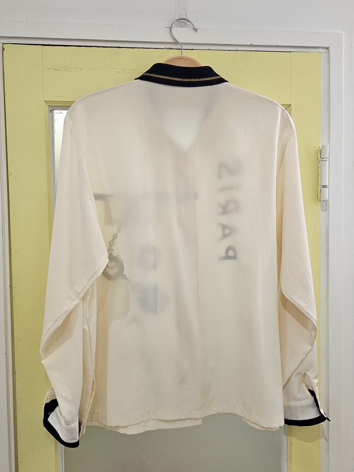 아이보리 Paris 자수 블라우스 상품이미지5