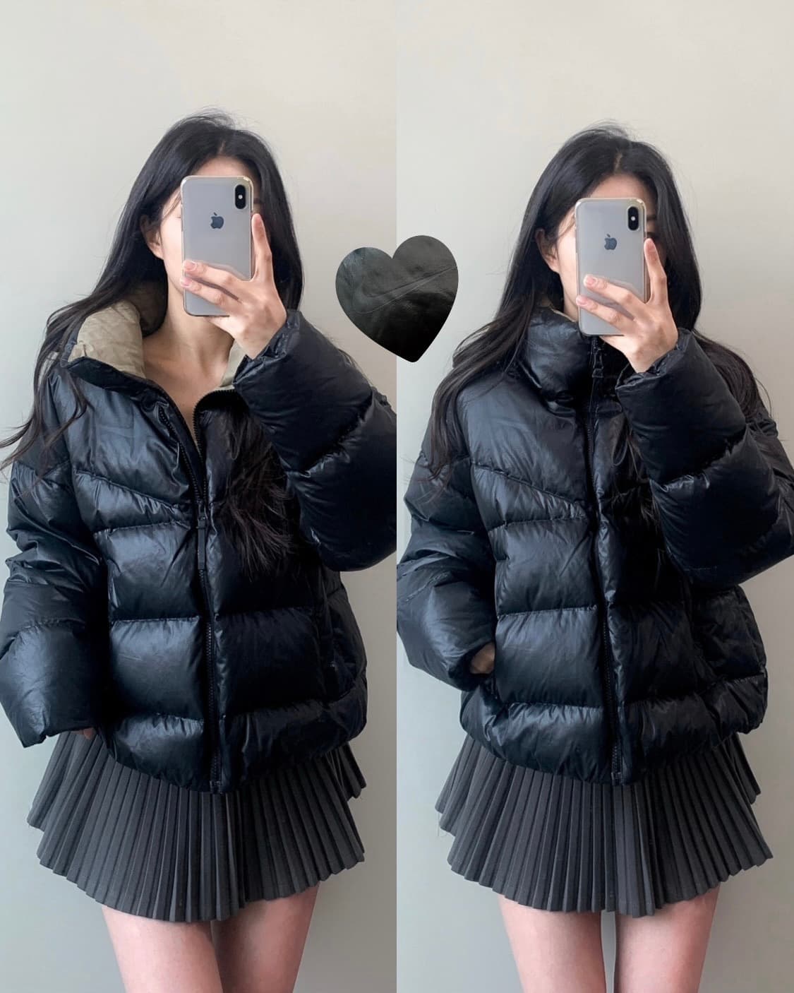 나이키 크롭 패딩 상품이미지1