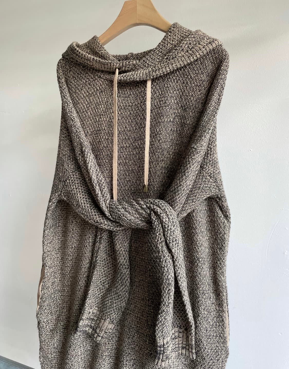 후드니트 원피스  상품이미지3