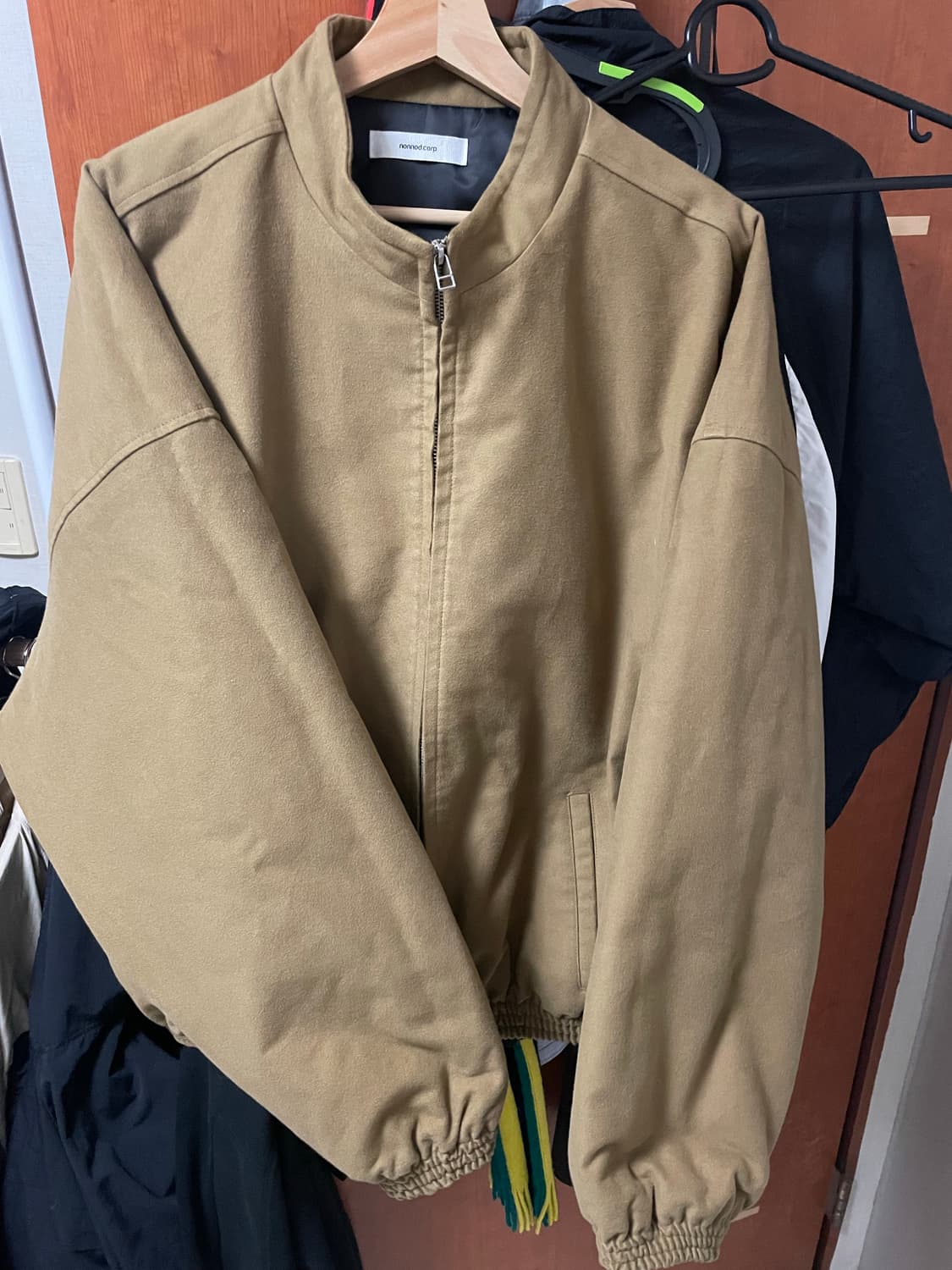 논노드 몰스킨 봄버 카멜 상품이미지1