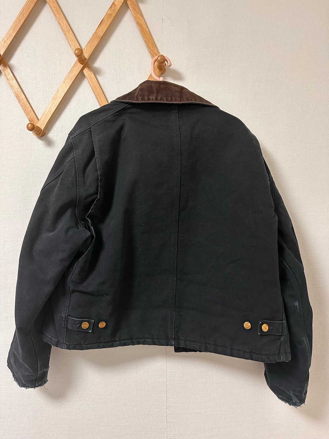 빈티지 칼하트 OG J02 블랙 브라운 아틱 자켓 디트로이트 상품이미지2