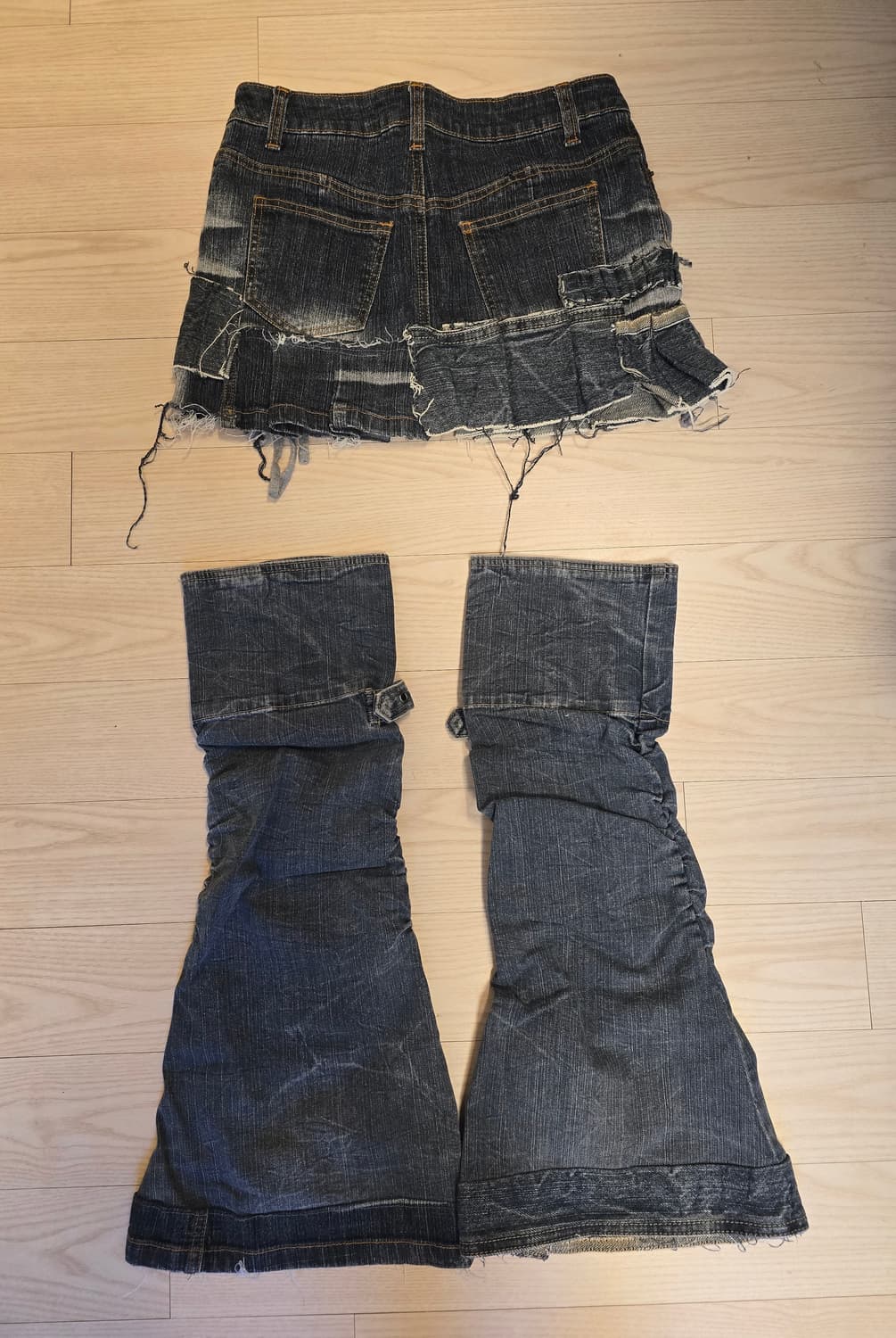 Vintage Custom Reworked Denim Set 상품이미지6