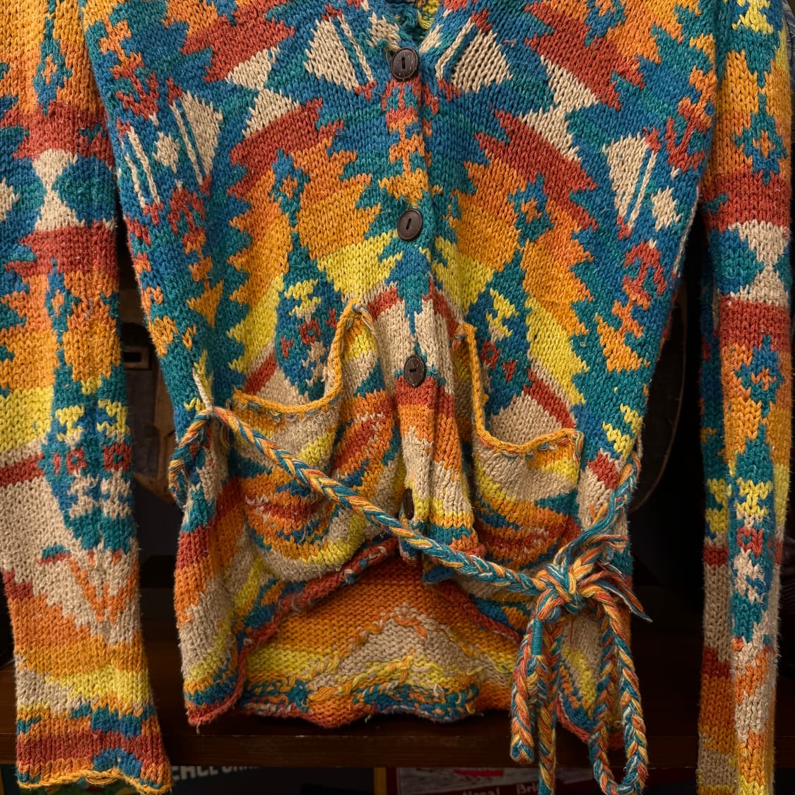 00s 데님앤서플라이 by 랄프로렌 네이티브 숄카라 가디건 N41 상품이미지4