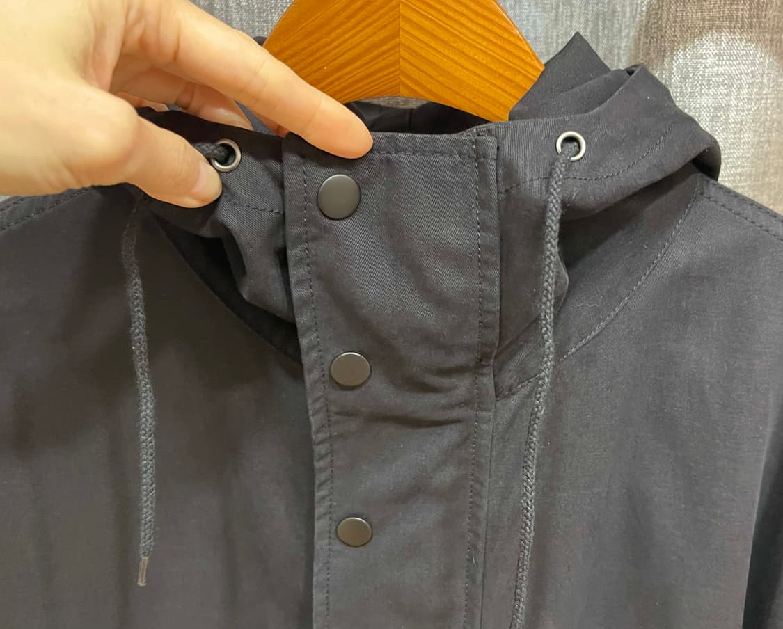 Partimento 파르티멘토 코드후드집업 자켓/블랙 상품이미지2