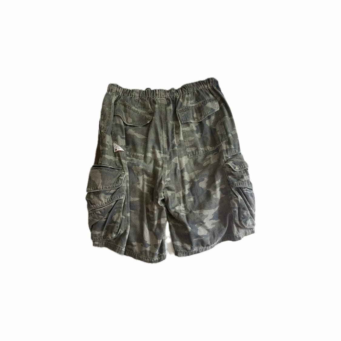 Twill Cargo Half Pants Forest Camo 상품이미지3