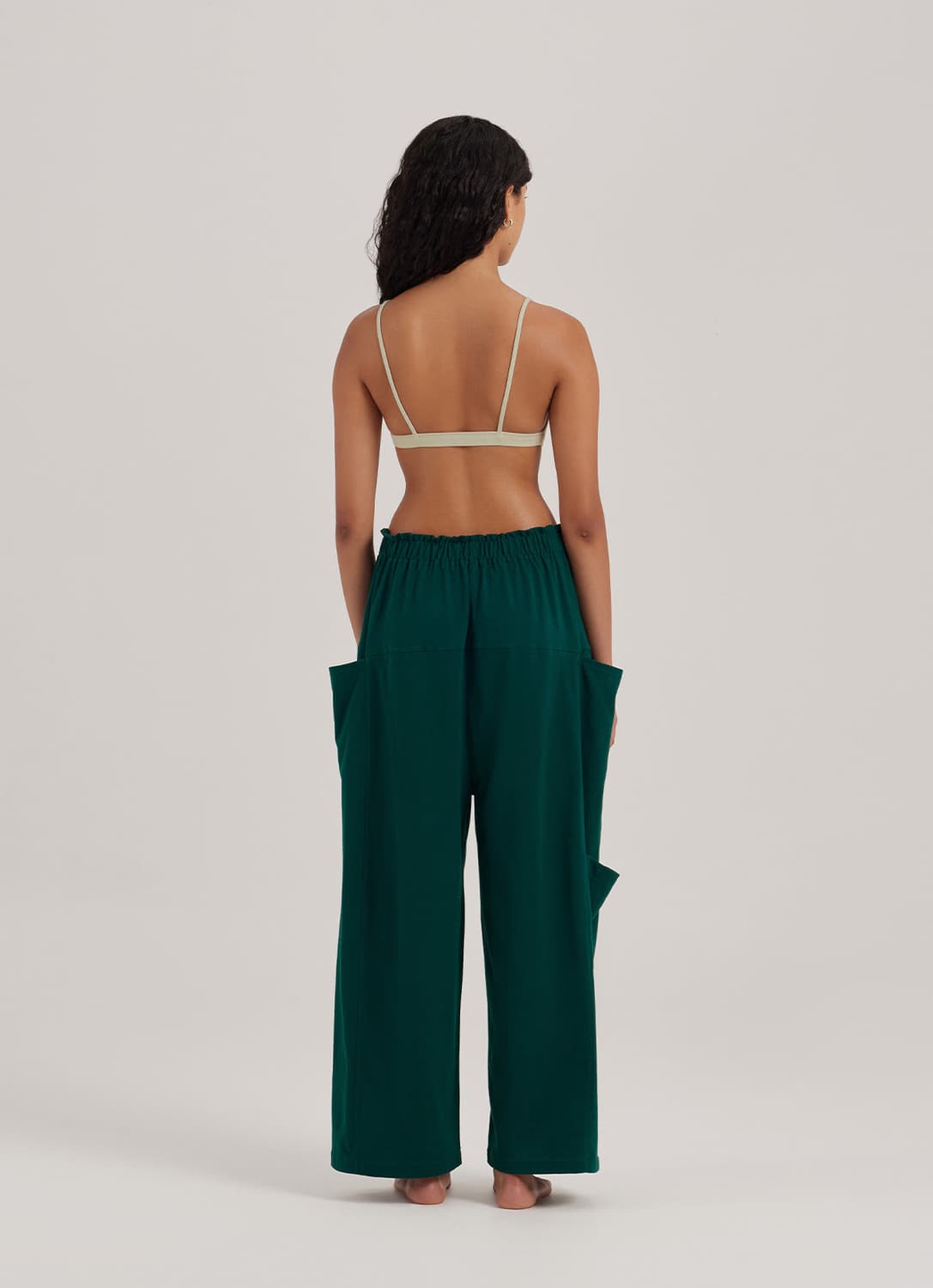 부디무드라 포켓 그리드 팬츠 상품이미지4