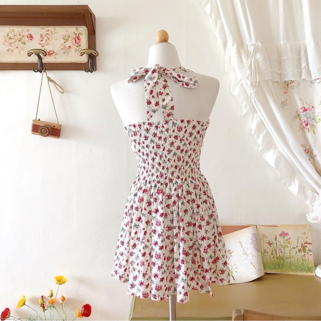 LIZ LISA 홀터넥 미니 원피스 히메갸루 일브 빈티지 상품이미지2