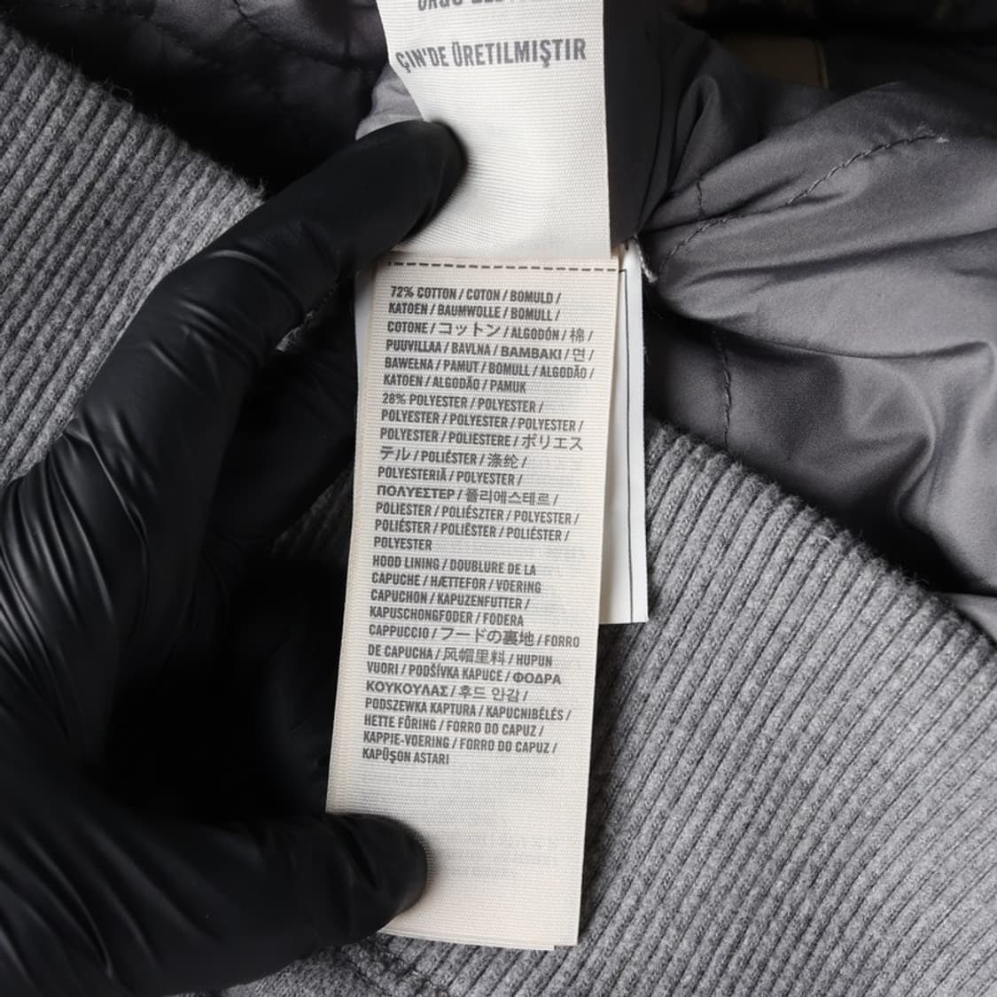 홀리스터 1922 자수 퍼 트리밍 후드 집업 그레이 M 상품이미지8