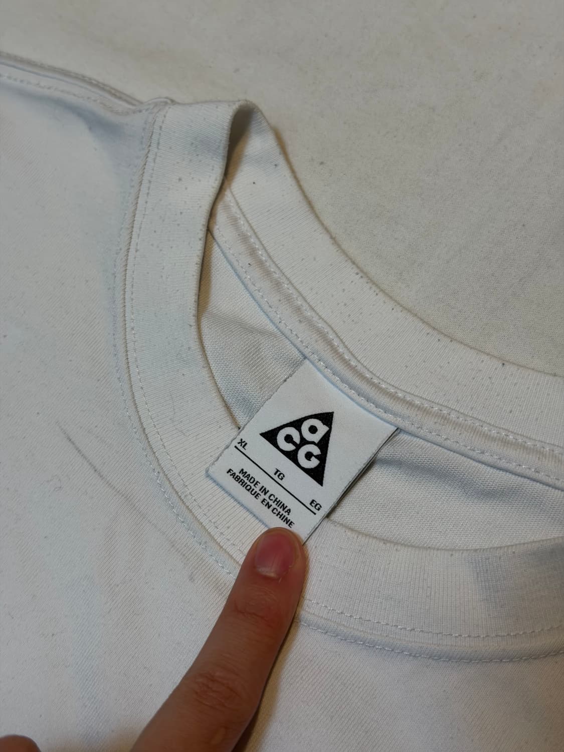 나이키 ACG 프루츠 앤 베지스 프린팅 티셔츠 화이트 상품이미지3