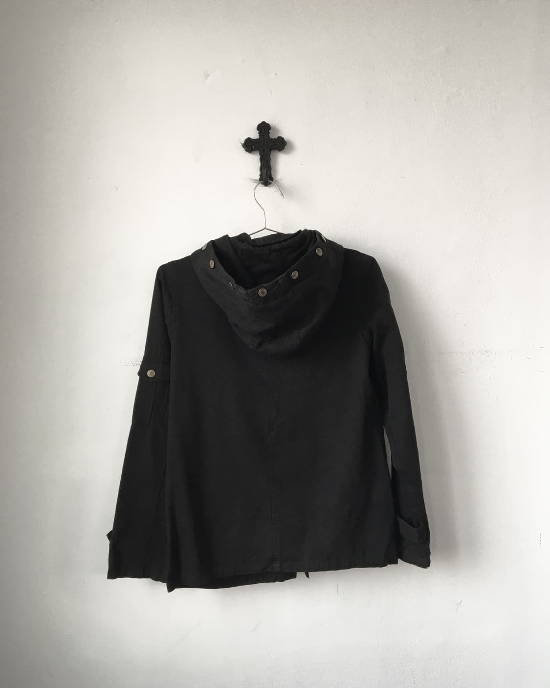 Stud point fireman button hood jacket 상품이미지3