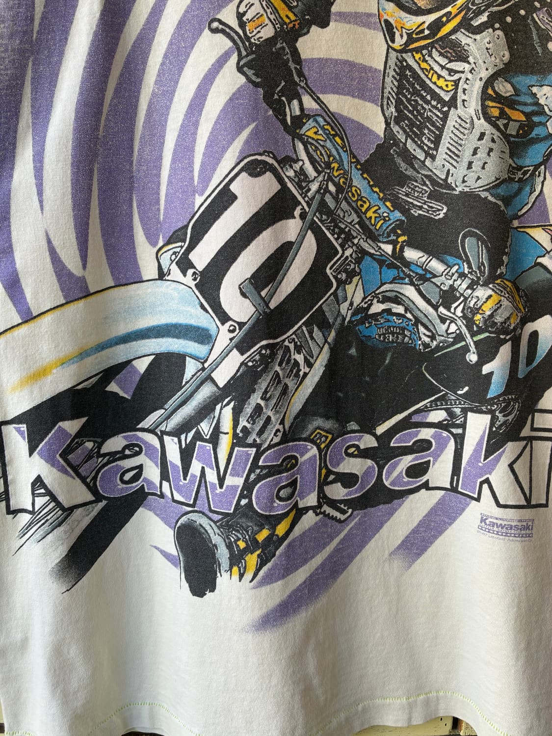 90’s Kawasaki Racing Tee Made In U.S.A 상품이미지4
