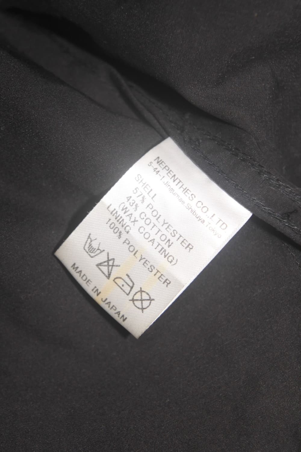 남이서팔 텐카라 왁스드 자켓 블랙 L 상품이미지9