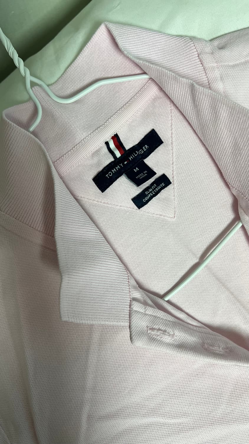 타미힐피거 슬림핏 5버튼 원피스 핑크 상품이미지3