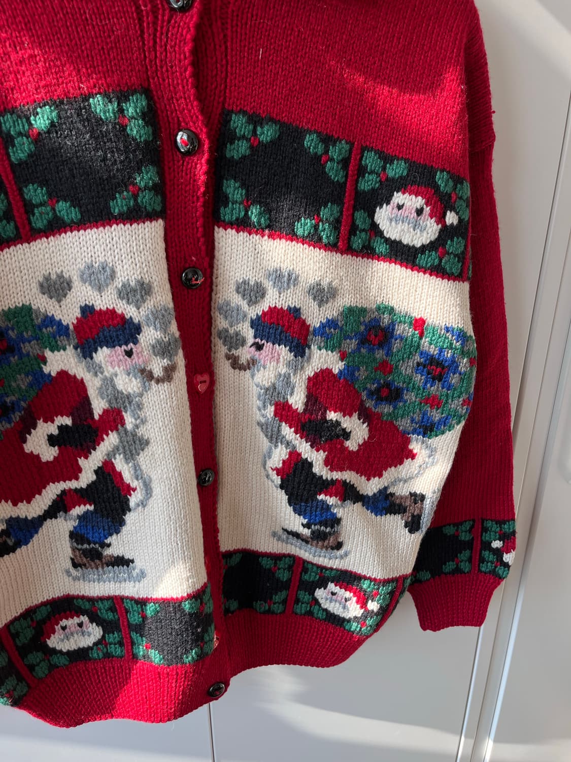 South wool 크리스마스 산타 울 가디건  상품이미지9