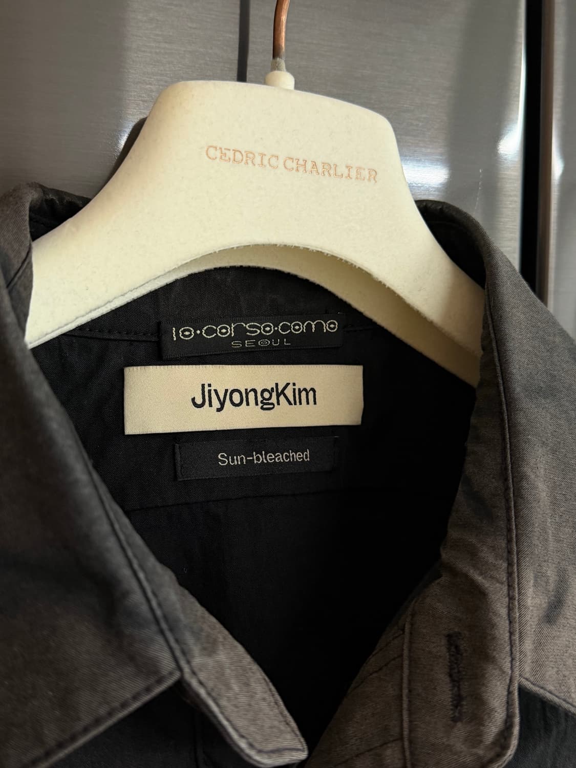 지용킴 Jiyong Kim 선블리치드 셔츠 상품이미지5