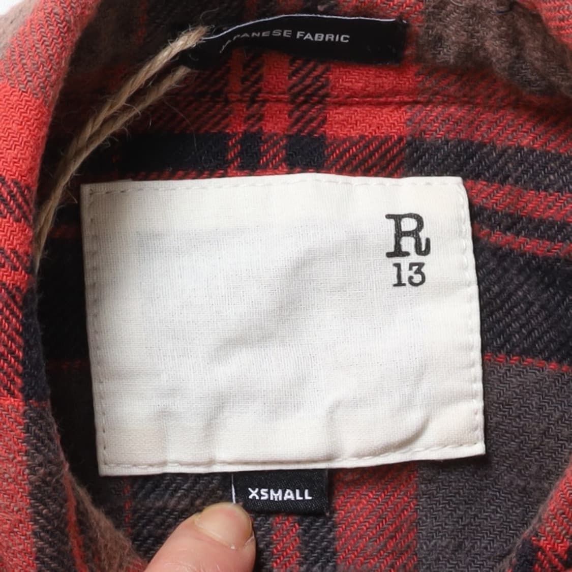 R13 Check Pattern Flannel Shirt Vest   상품이미지7