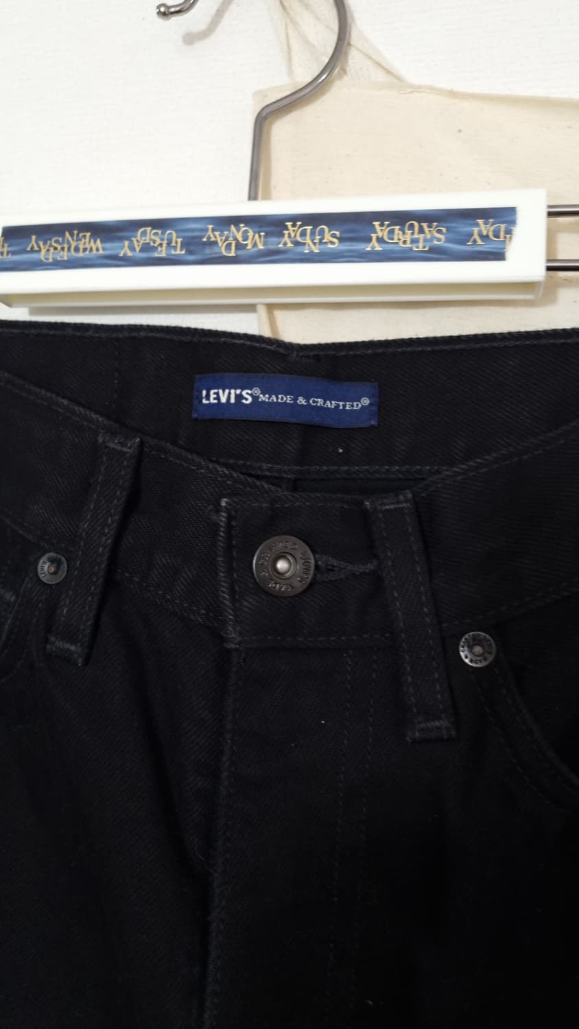 LEVI'S 뉴 풀 플레어 블랙 데님 팬츠 24 상품이미지5