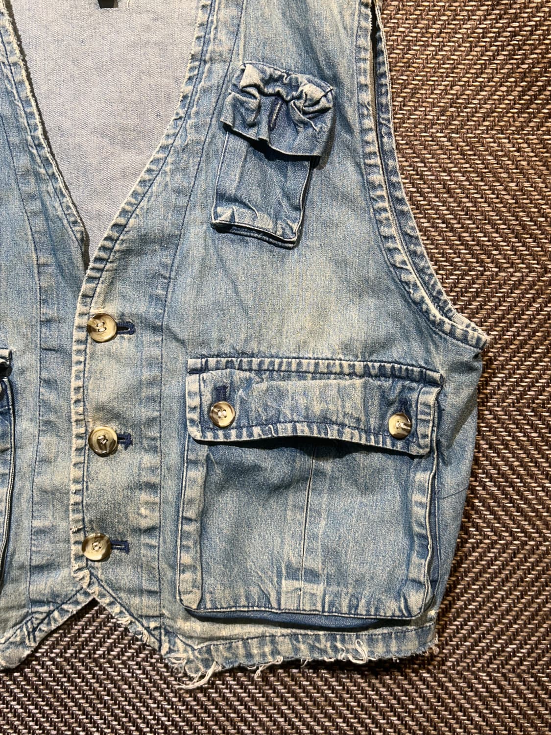 90s 맥홉 U.S.A 데님베스트 상품이미지6