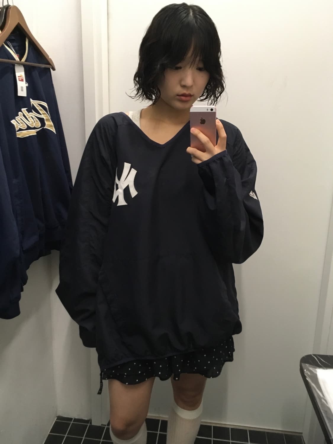 마제스틱 뉴욕 양키스 웜업 풀오버  상품이미지2