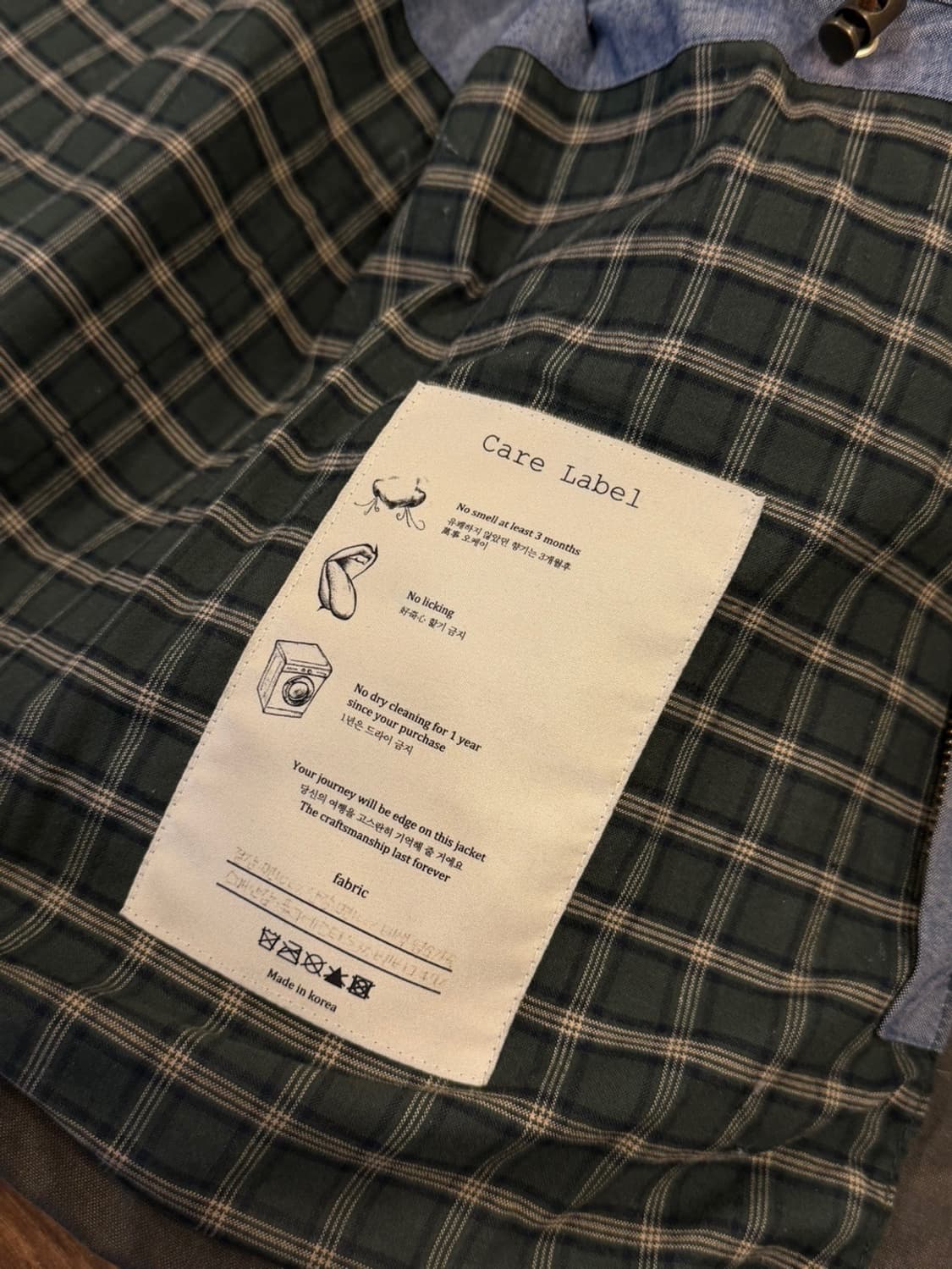 바스통 왁스코팅 아웃도어 자켓 남성 100-105 상품이미지8