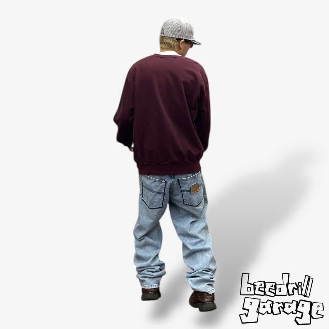 90s YESmen 연청 데님팬츠 상품이미지1