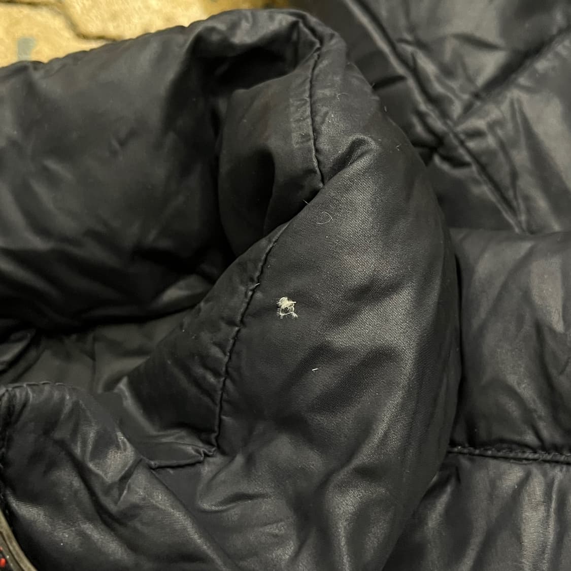 [정품/M] 노스페이스 빈티지600 필 스퀘어 퀼팅 구스다운 패딩 b16 상품이미지9