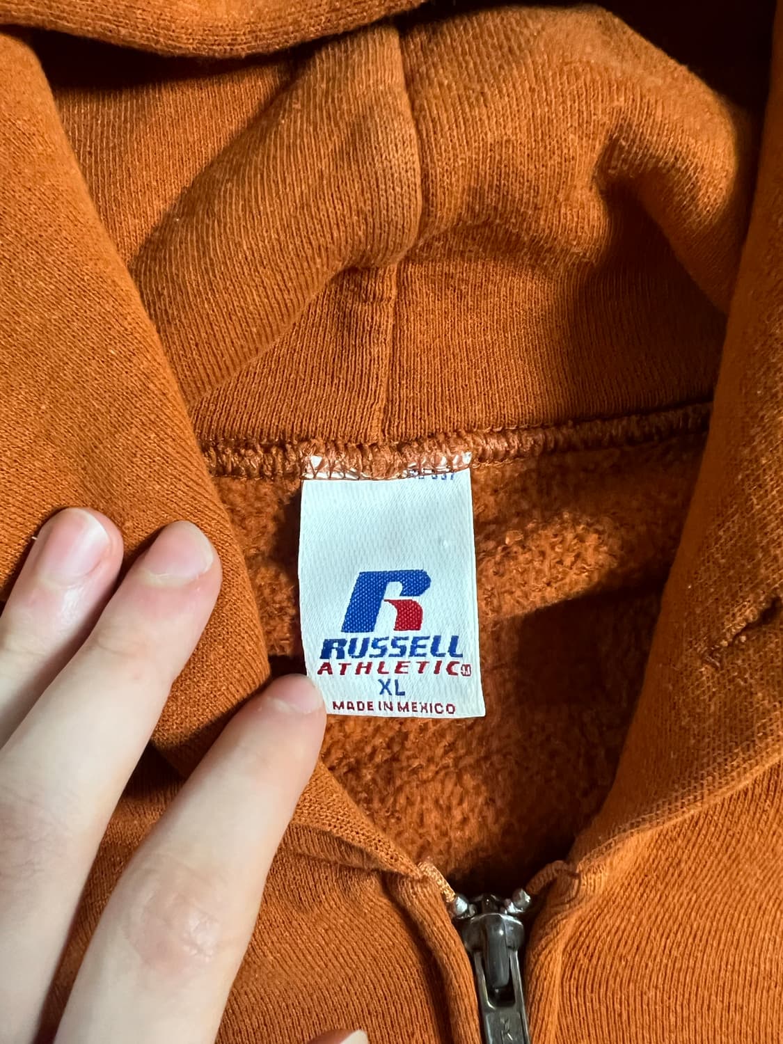 00s russell athletic hood zip up 러셀 후드집업 상품이미지2