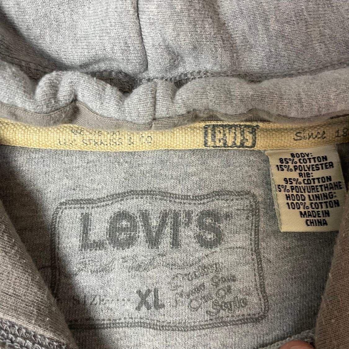 리바이스 빈티지 1853 스타 후드티 XL 상품이미지4