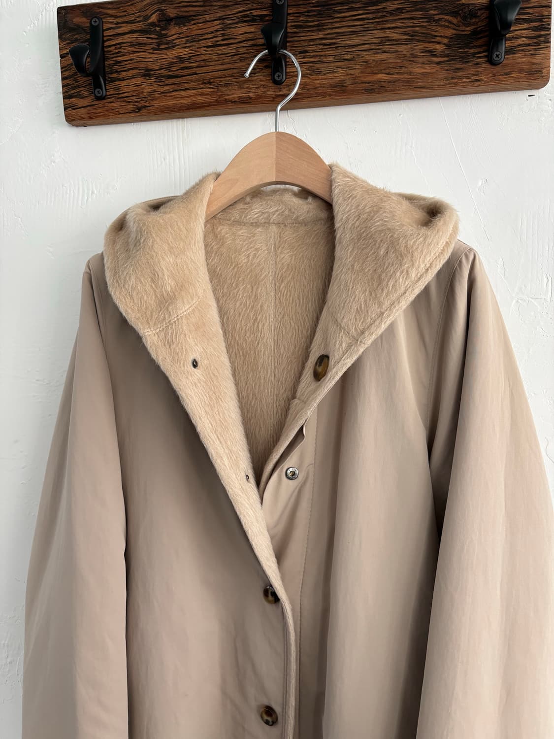 Max Mara 막스마라 리버시블 후드 코트  상품이미지5