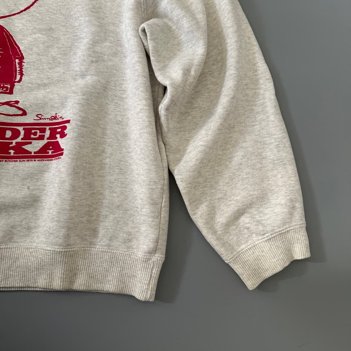 다이어트부처슬림스킨 프린팅 스웻셔츠 상품이미지3