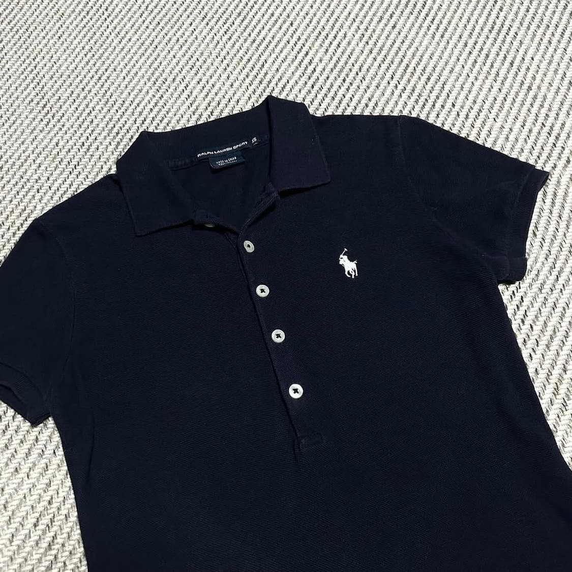[S] Polo 폴로 랄프로렌 우먼즈 네이비 피케 원피스 상품이미지3