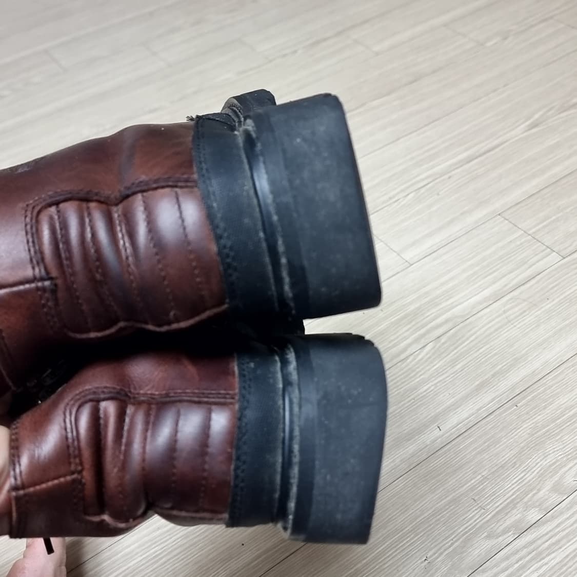 할리데이비슨 가죽 브라운 워커 부츠(uk6) 상품이미지7