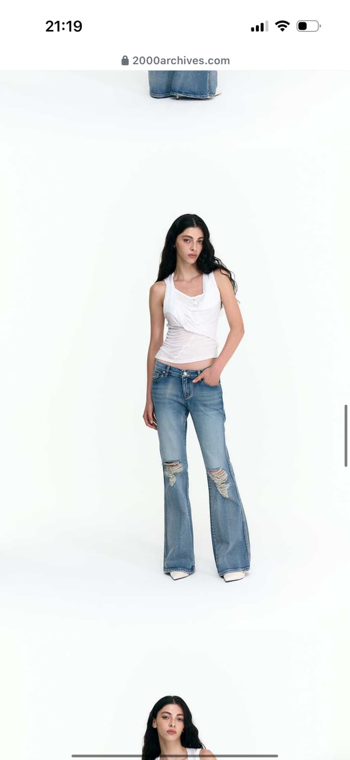 새상품) 2000아카이브스 에브리데이니스 데님팬츠  상품이미지4