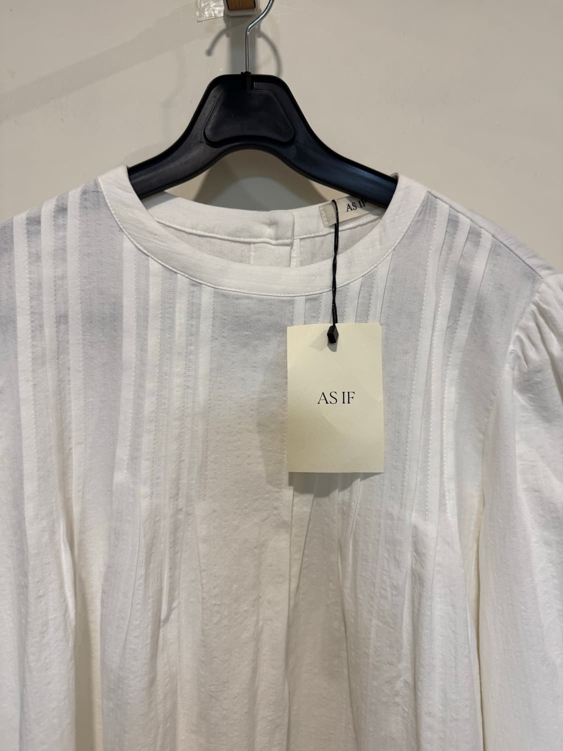 새상품 as if 핀턱 블라우스 상품이미지6