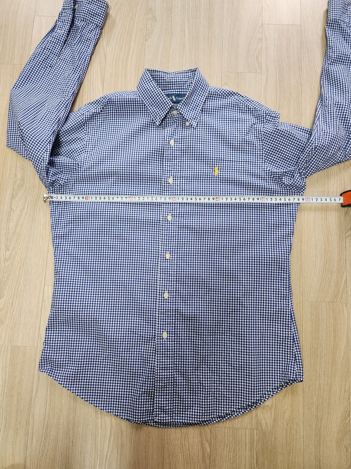 폴로랄프로렌 깅엄체크셔츠 (M 상품이미지5