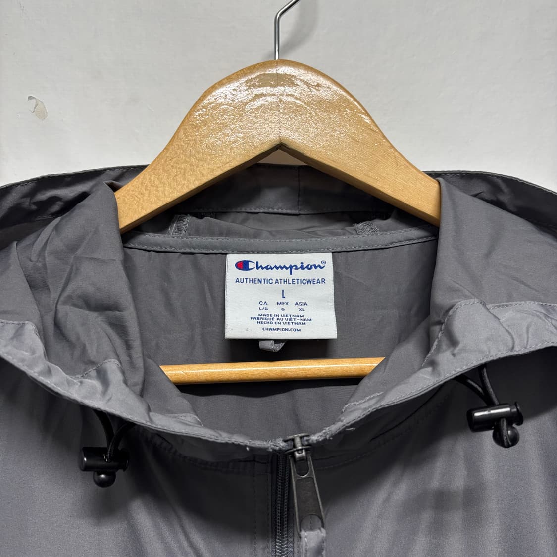 챔피온 그레이 후디 아노락 상품이미지4