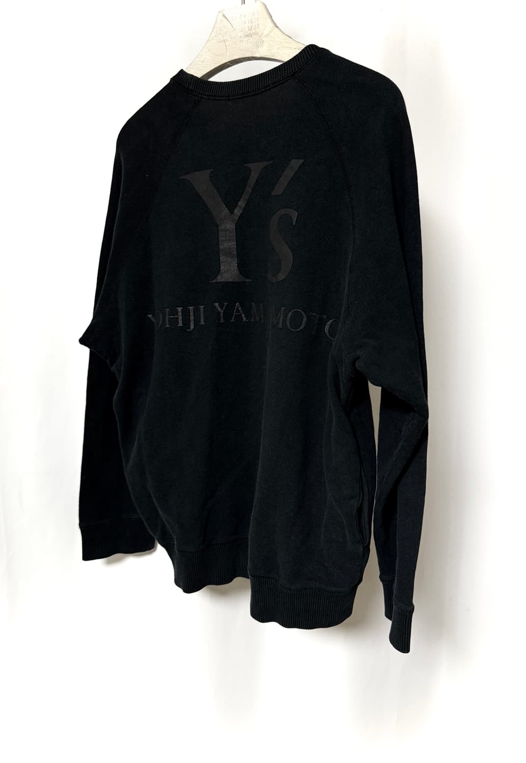 요지야마모토 90s 시그니처 러버 맨투맨 상품이미지2