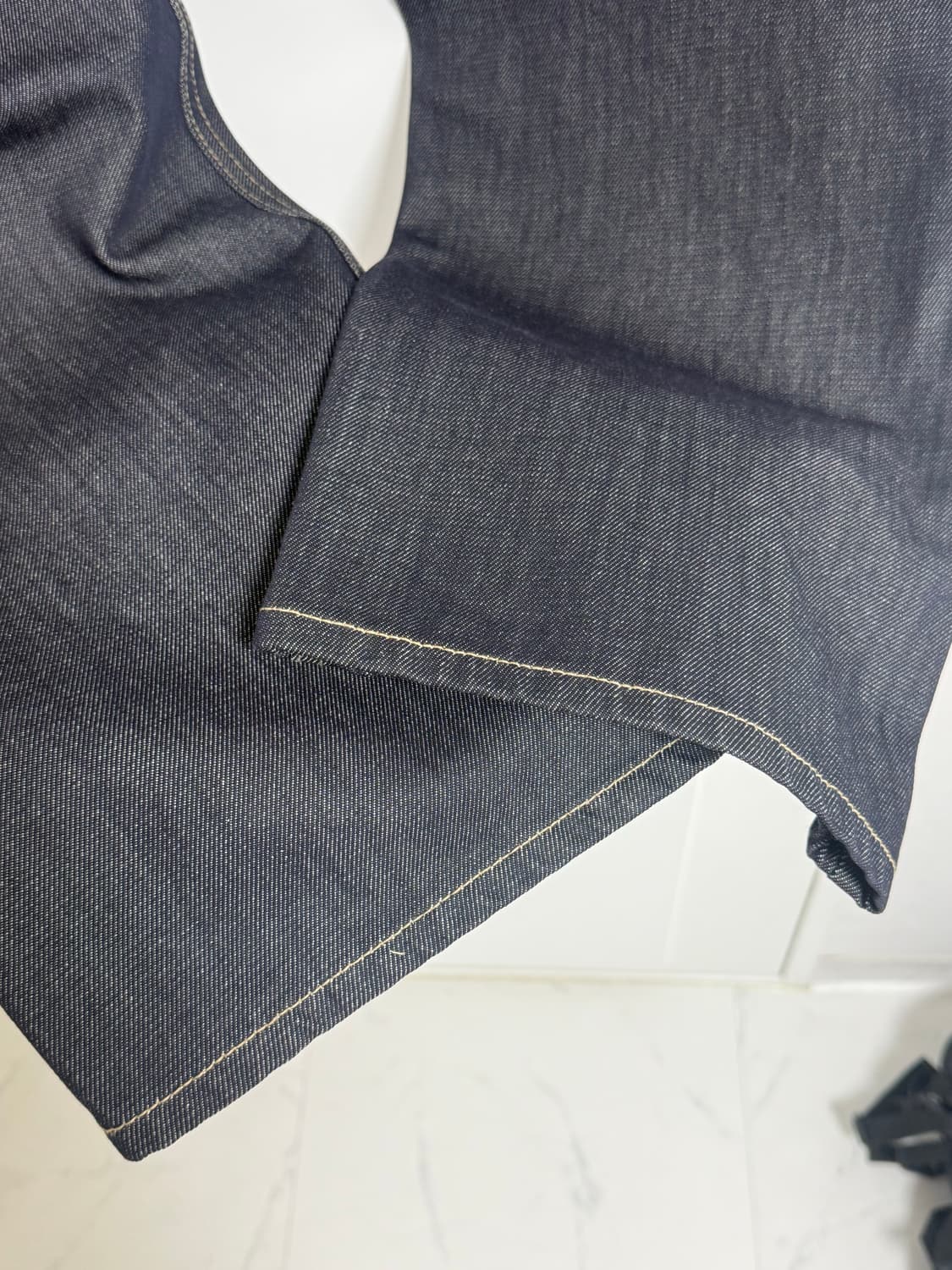 오도어 Logo drop denim in pink 상품이미지4