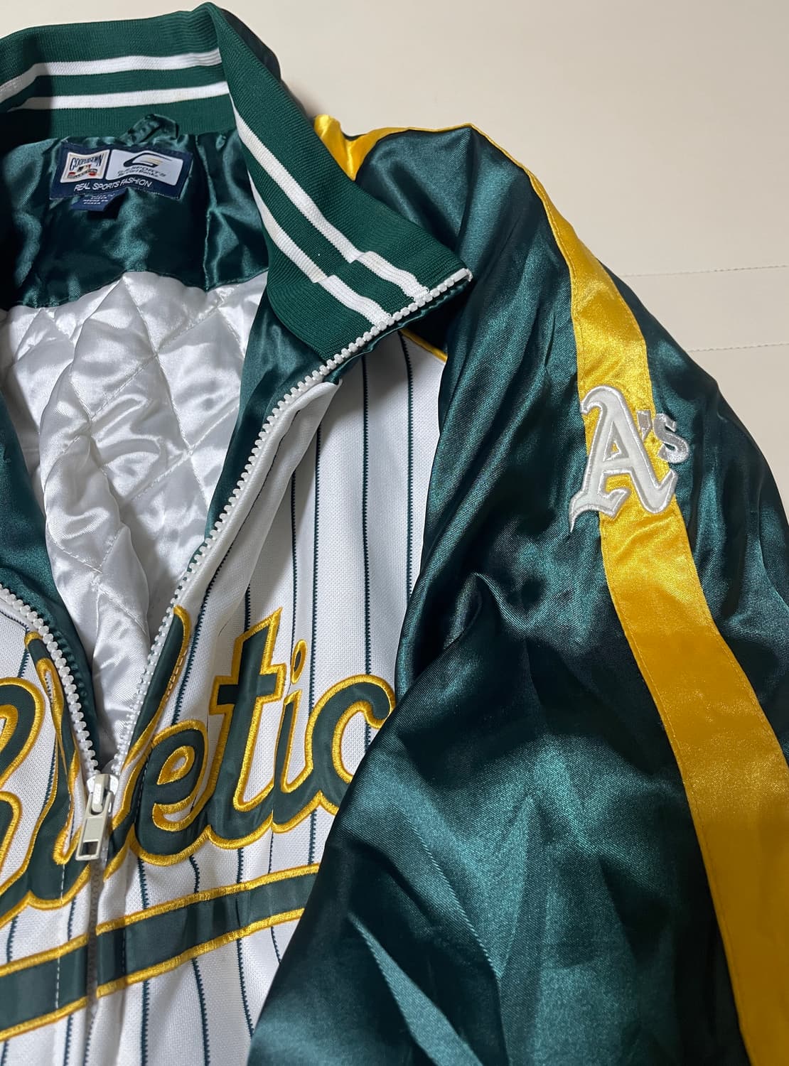 G-III sports 오클랜드 애슬레틱스 야구 점퍼 XL 상품이미지4