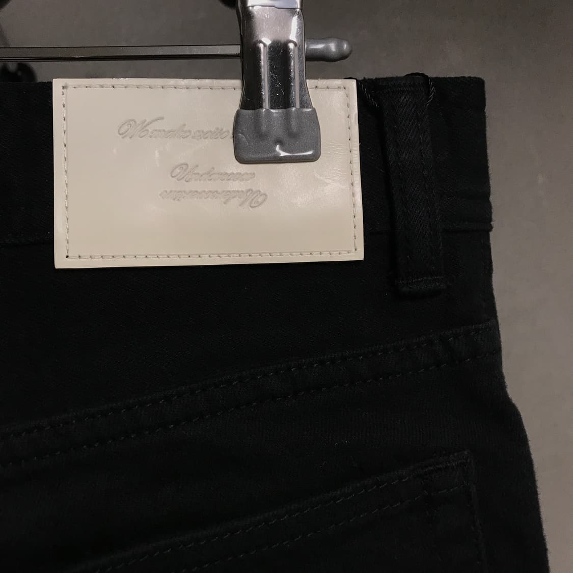 언더커버 코튼 팬츠 블랙 1 상품이미지5