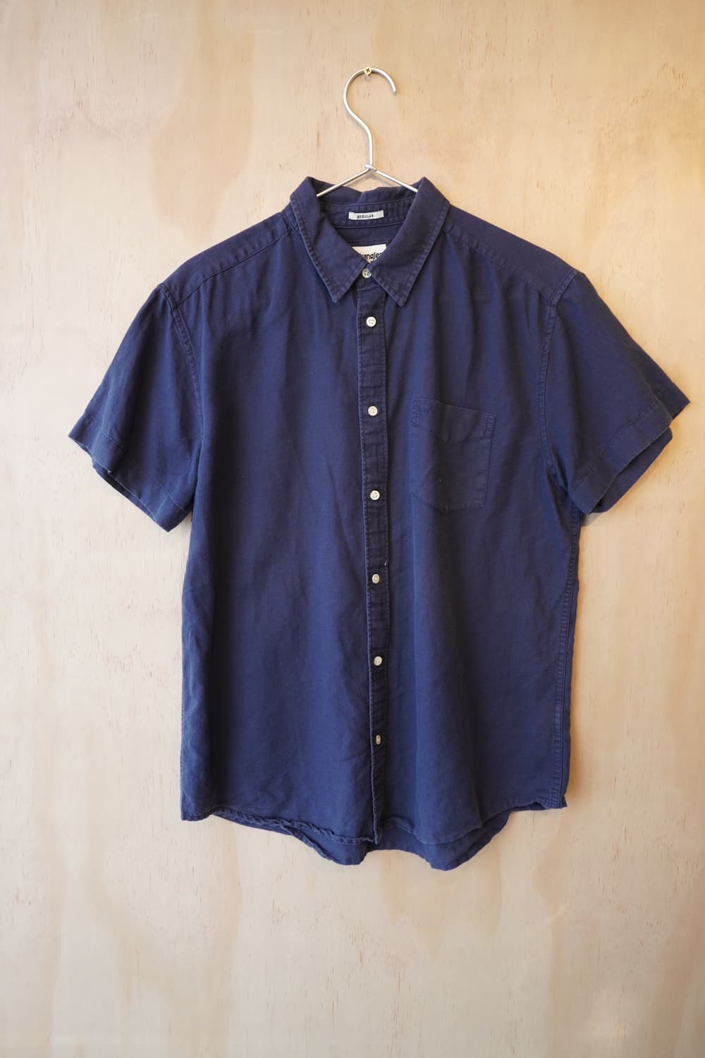 00s 랭글러 네이비 반팔 셔츠 Wrangler 상품이미지1