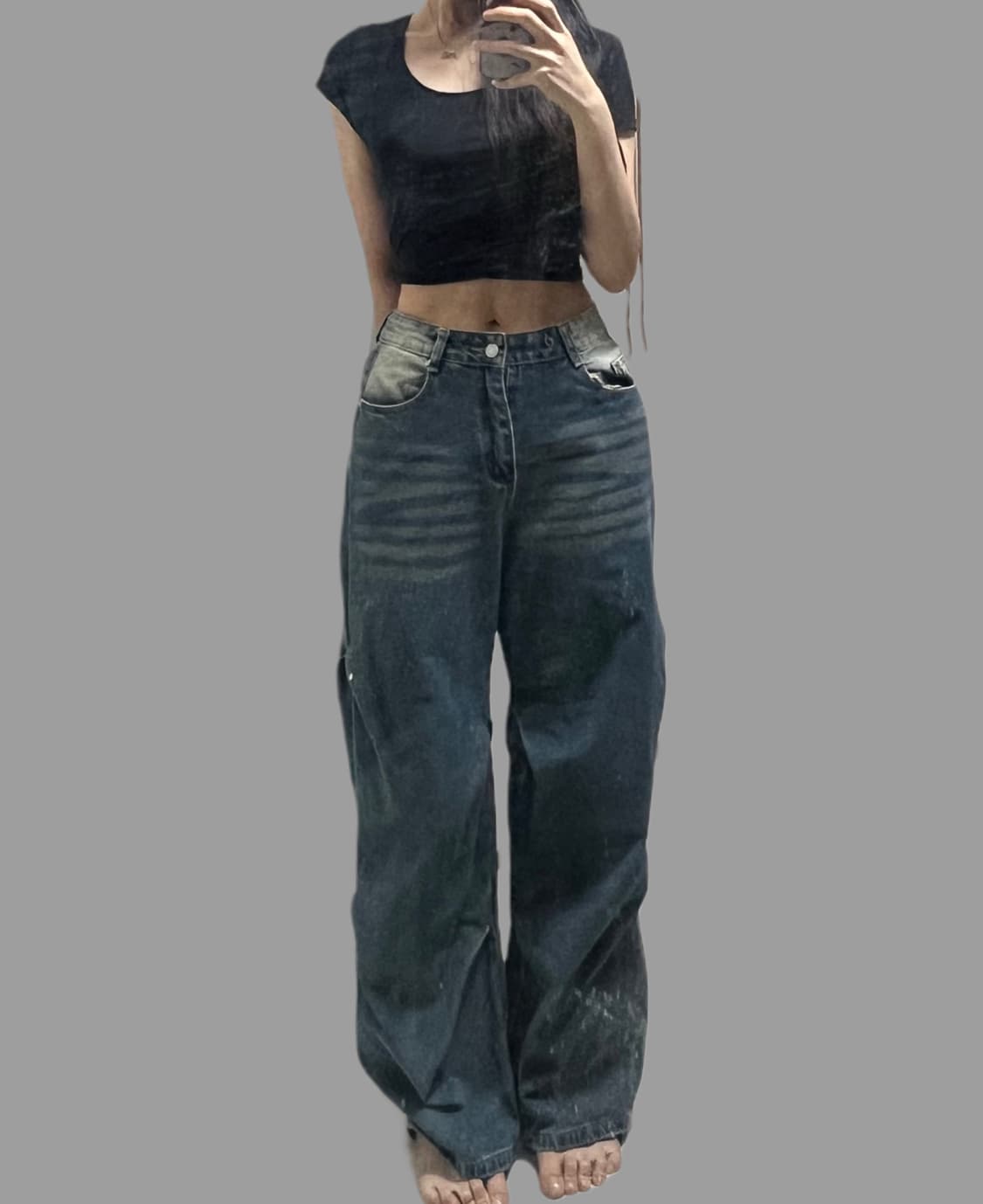 빈티지워싱데님팬츠 상품이미지1