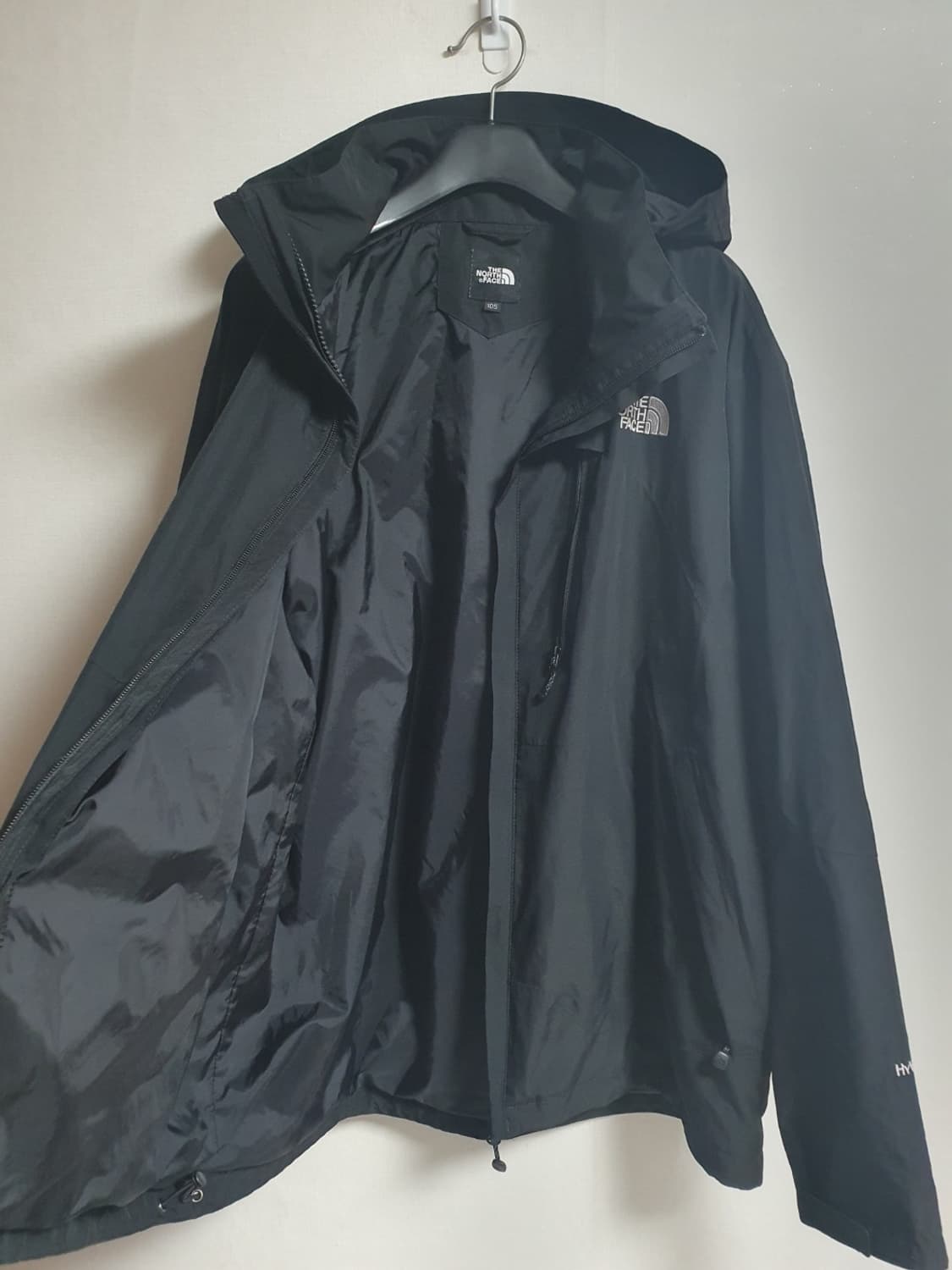 노스페이스 하이벤트 HyVent 후드 바람막이 자켓 블랙 105 상품이미지3