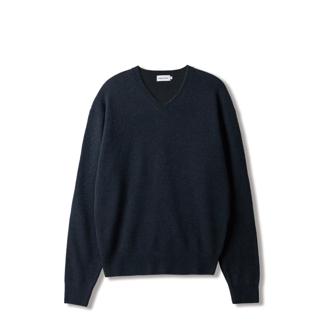 스테디에브리웨어 코지 울 캐시미어 브이넥 니트 (다크 네이비) 상품이미지1