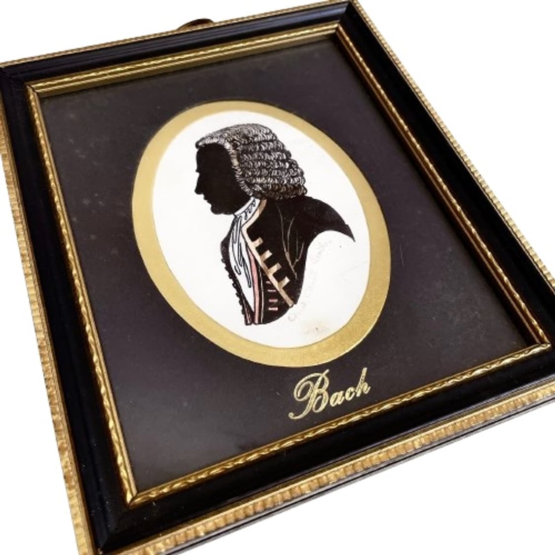 앤틱 바흐 아티스트프루프 실루엣 벽걸이 액자 상품이미지2