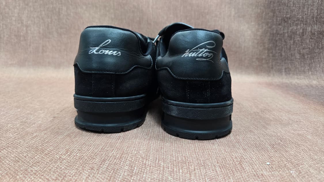 루이비통260mm- LV 트레이너 스니커즈 블랙 스웨이드 상품이미지5