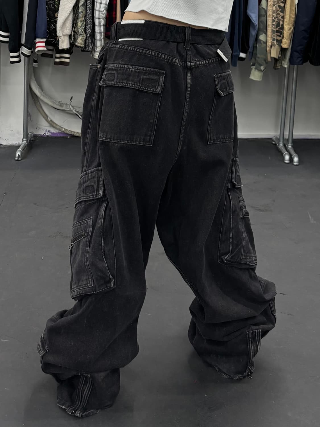 DNSR 슬래시 카고 데님팬츠 상품이미지4