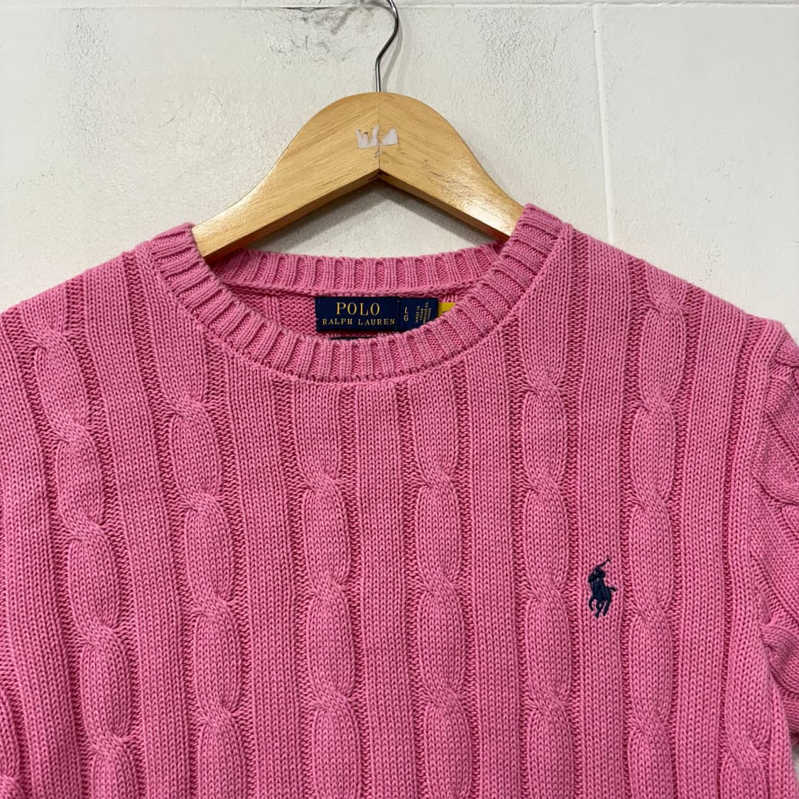 폴로랄프로렌 반팔 꽈배기니트 상품이미지2