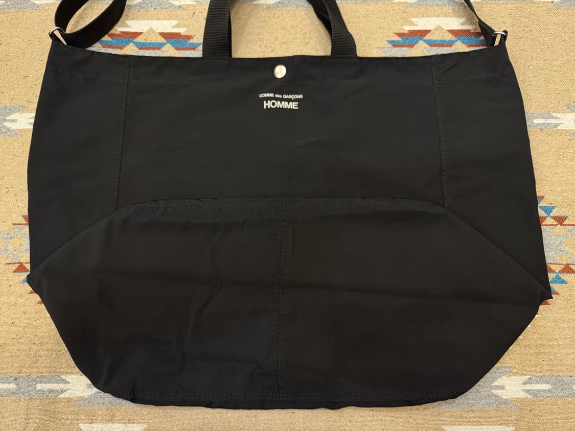 [OS] 꼼데가르송 옴므 나일론 투웨이백 블랙 25SS 상품이미지3